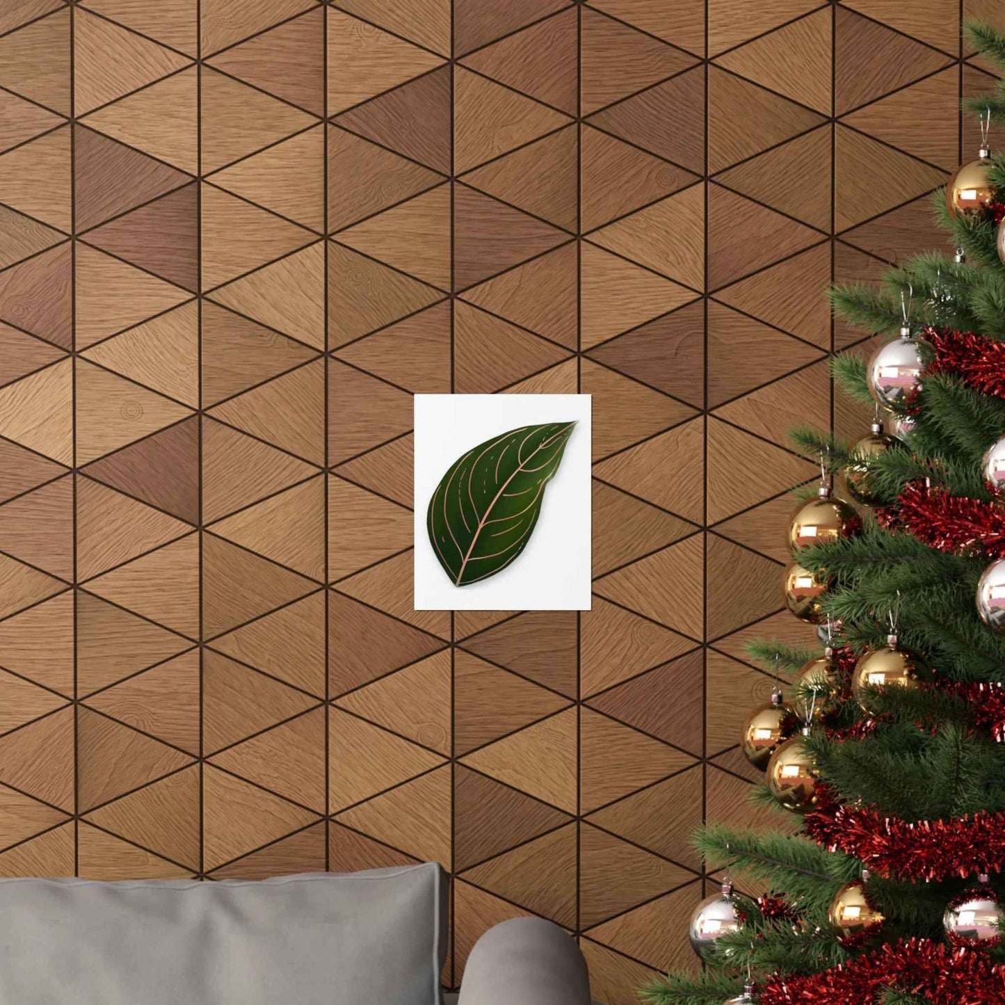 Aglaonema Rotundum Botanical Print – Unframed Wall Art
