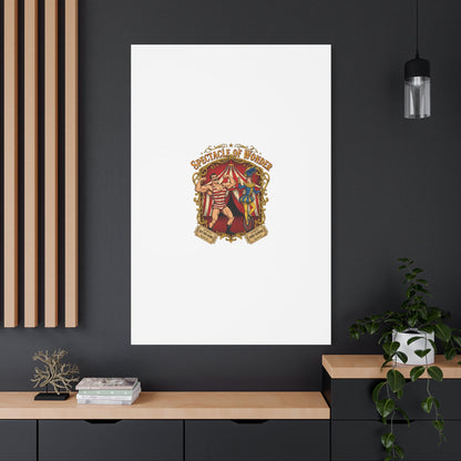 Spectacle of Wonder Circus Art Print, Canvas | Vintage Carnival Design