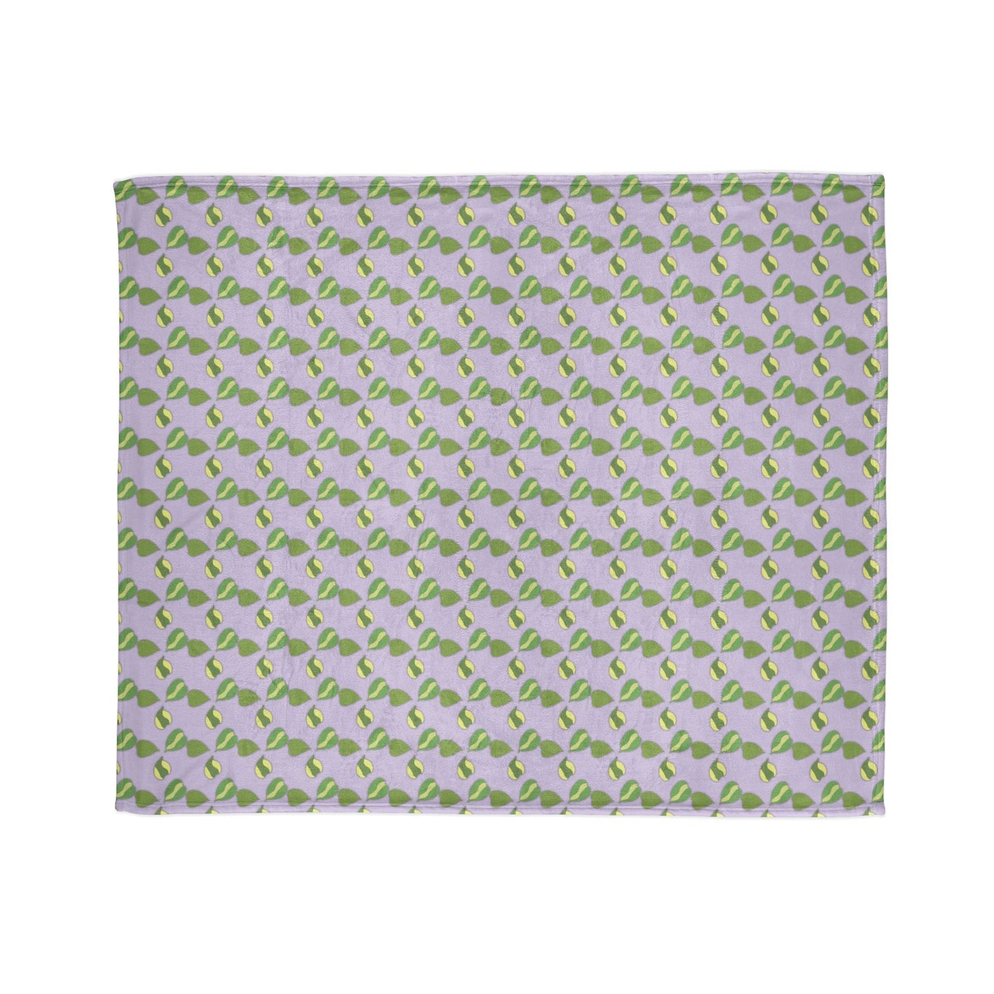 Hoya Kerrii Pattern Cozy Fleece Throw Blanket
