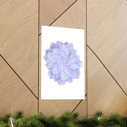 Graptopetalum Murasaki Succulent Botanical Print – Unframed Wall Art