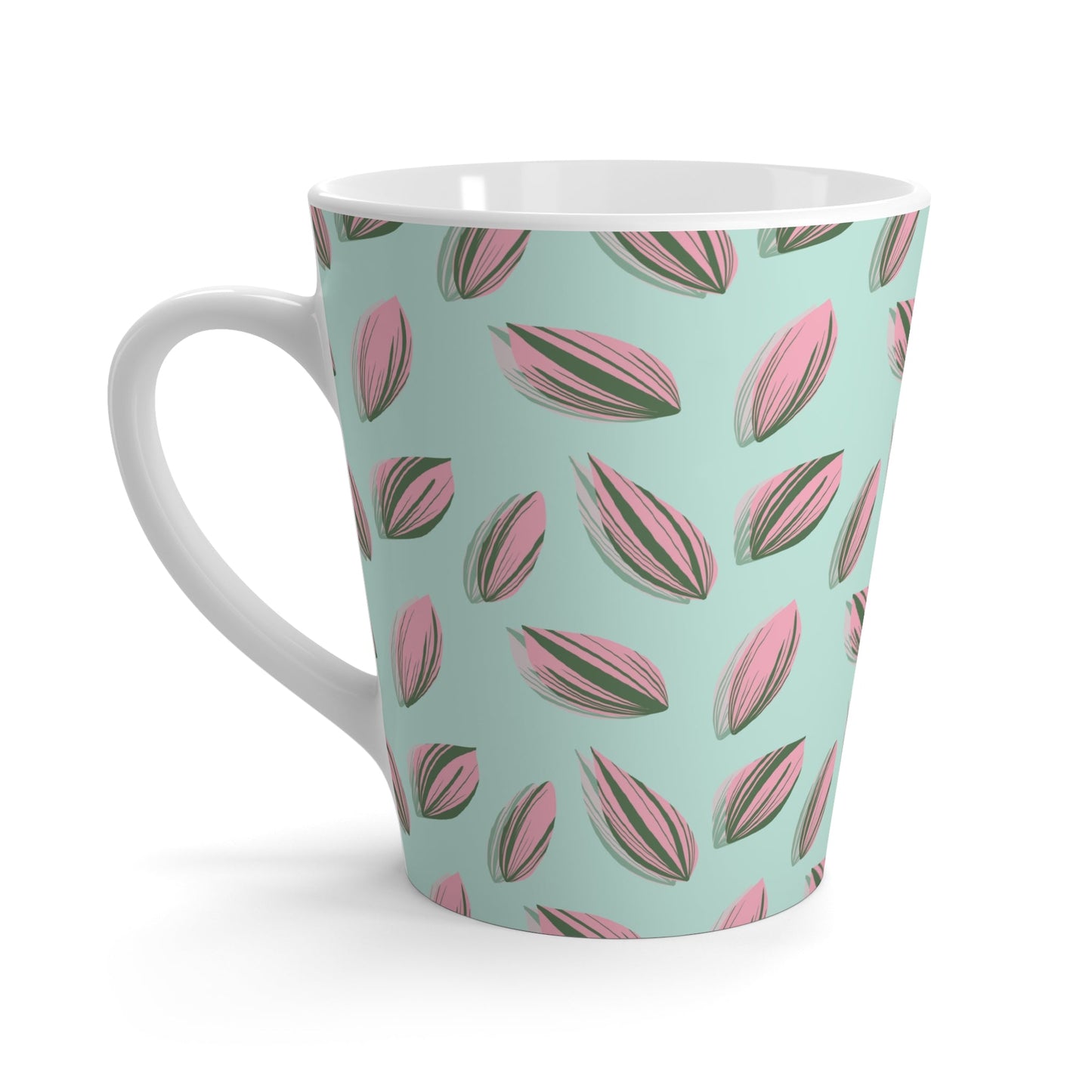 Tradescantia Nanouk Pattern Ceramic Mug 12 oz
