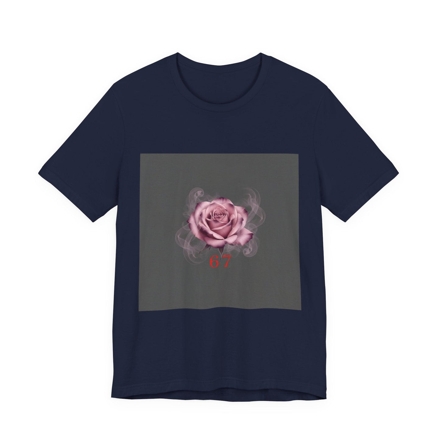 6 7 Rose Smoke Tee | Viral Valentine's Gothic Rose Shirt | 6 7 Meaning Dark Romance