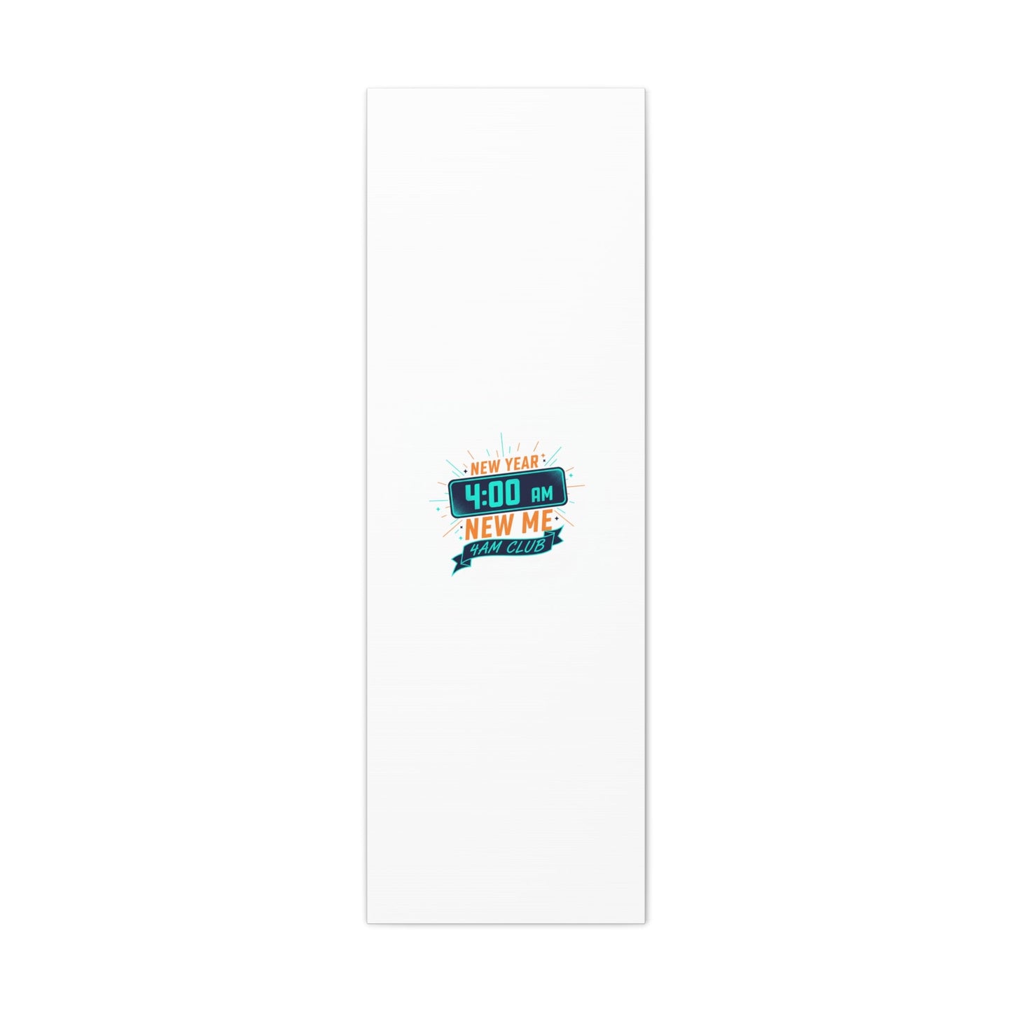 4AM Club New Year Graphic Canvas | Holiday Party Novelty, Festive New Year Decor