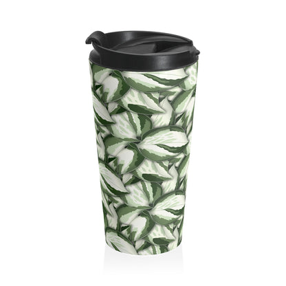 Manjula Pothos Pattern 15 oz Vacuum Insulated Stainless Steel Travel Tumbler