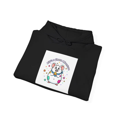 Cheeky Rodent Pride Hoodie | Rodent-Core rat art print, quirky animal design