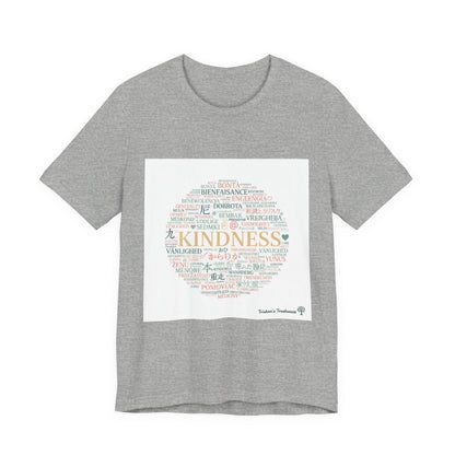 Kindness Word Cloud Tee | Fresh Start Minimalism, reset mode apparel