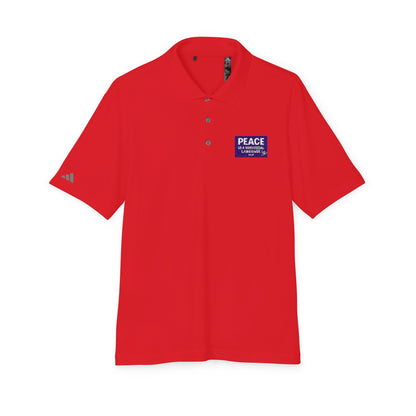 Peace Is a Universal Language Golf Polo — adidas Performance Polo