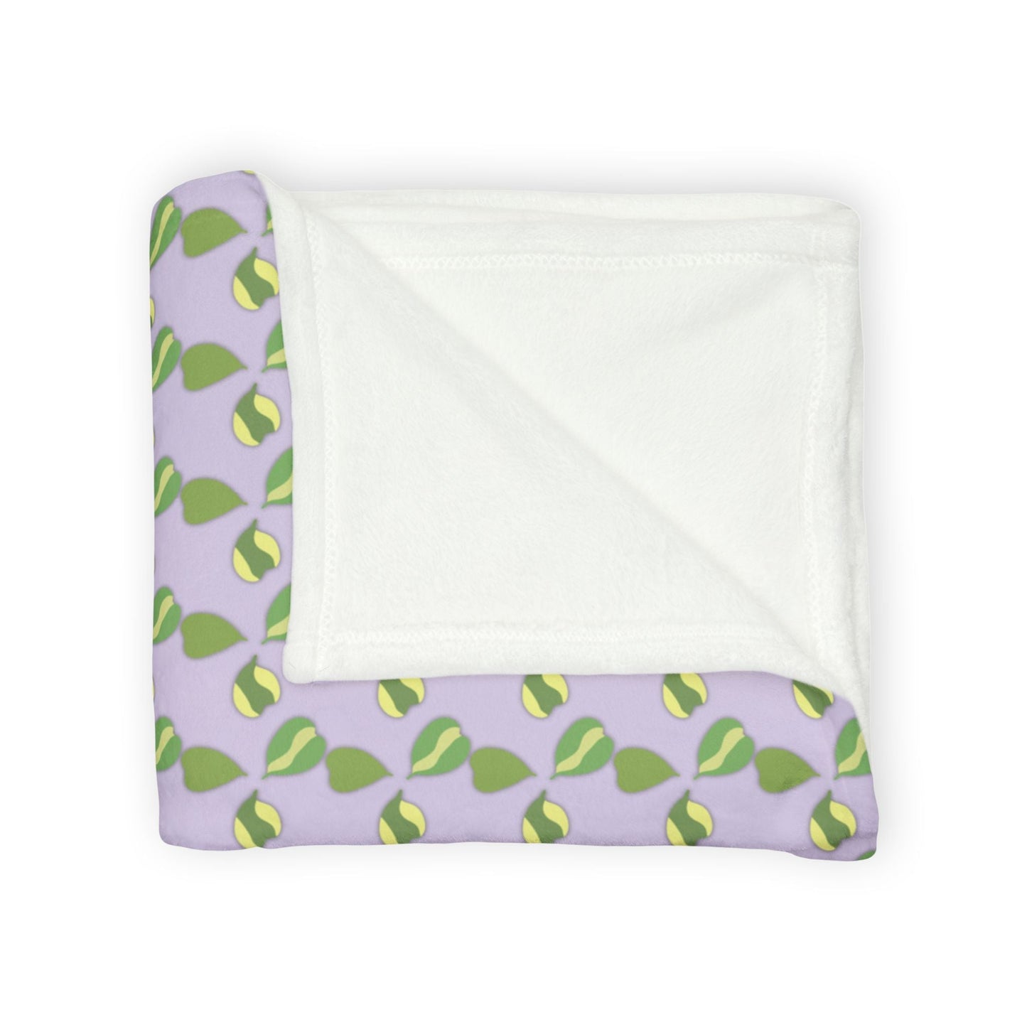 Hoya Kerrii Pattern Cozy Fleece Throw Blanket