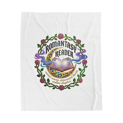 Romantasy Reader Blanket | romantasy, book lover, enchanted