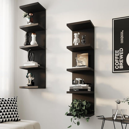 Wall-mounted Display Partition Floating Shelf Living Room And Bedroom Wall Bookshelf