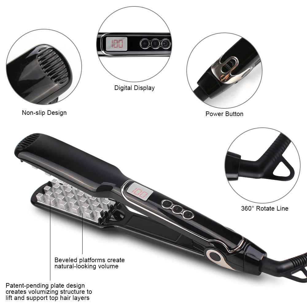 Fasion Cheveux Volumisant Fer fer plat fer à lisser Numérique fer plat avec écran lcd Cheveux Styling Outils