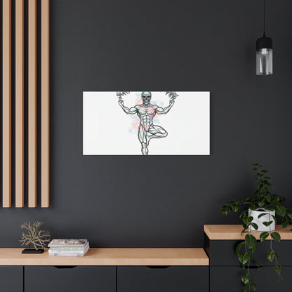 Scream Your Self-Care Canvas | Heavy Metal Wellness, Gothic Wellness Quote