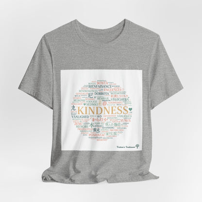 Kindness Word Cloud Tee | Fresh Start Minimalism, reset mode apparel