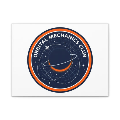 Orbital Mechanics Club Canvas | mission patch, space science