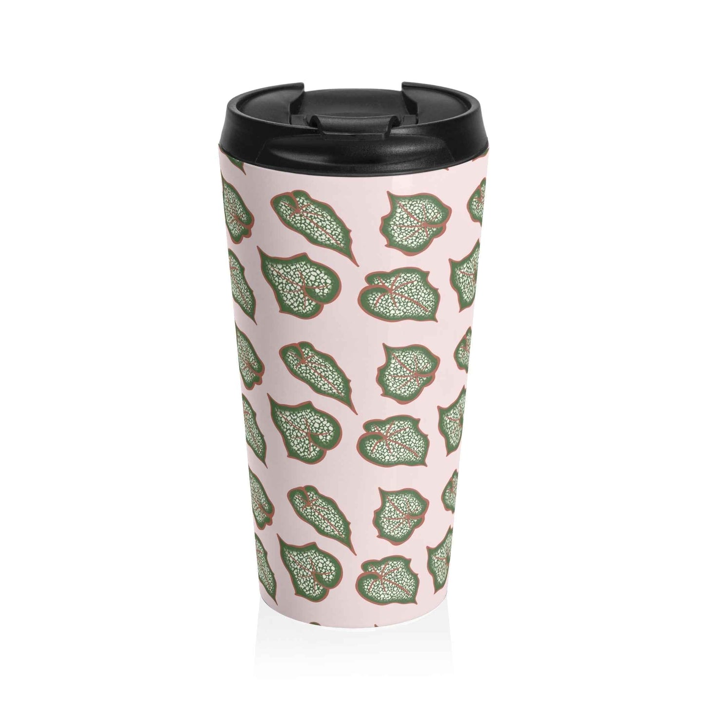 Begonia Pattern 15 oz Vacuum Insulated Stainless Steel Travel Tumbler