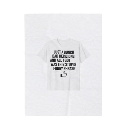 stupid funny phrase blanket | sarcastic introvert humor, anxiety humor