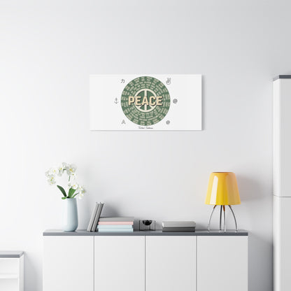 Peace doodle canvas | hand drawn sketch aesthetic, handwritten message