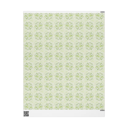 Snow Queen Pothos Wrapping Paper – Botanical Gift Wrap Roll