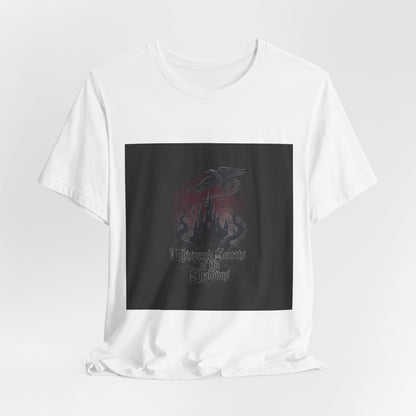 Medieval Castle Emblem Tee | Castlecore Gothic Blackletter T‑Shirt