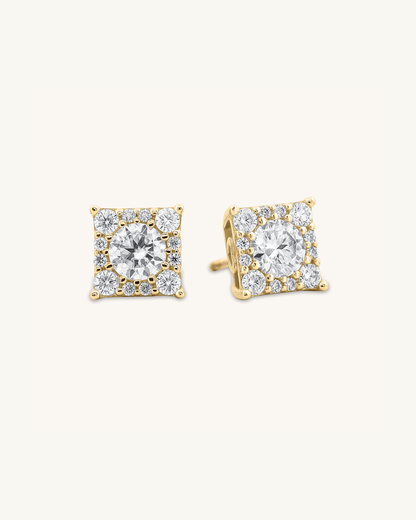 Eclat Moissanite Studs