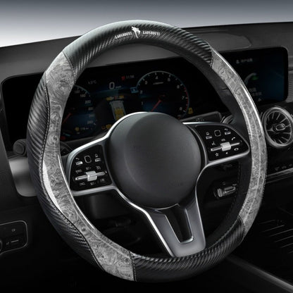 Steering Wheel Cover Universal Fit Carbon Fiber