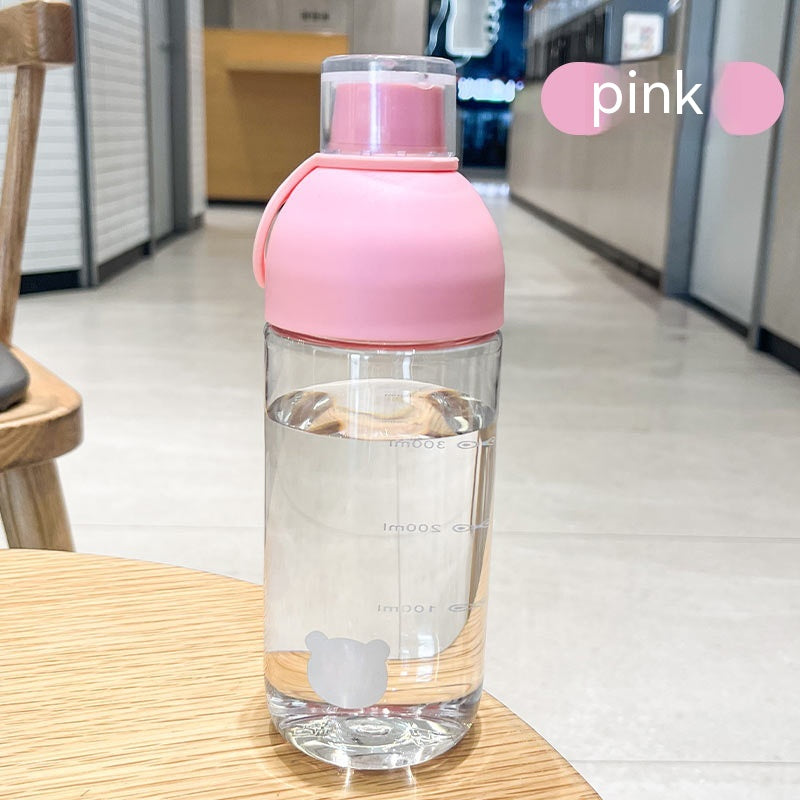 Plastic Transparent Simple Scented Tea Cup Portable