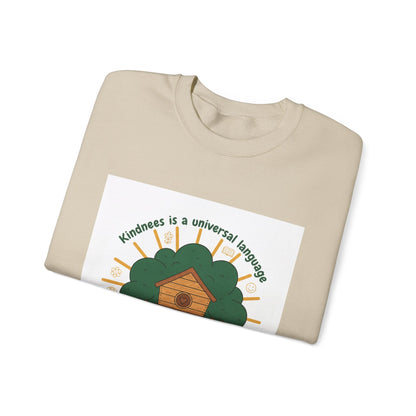 Kindness Treehouse Sweatshirt | eco humor, sustainable living