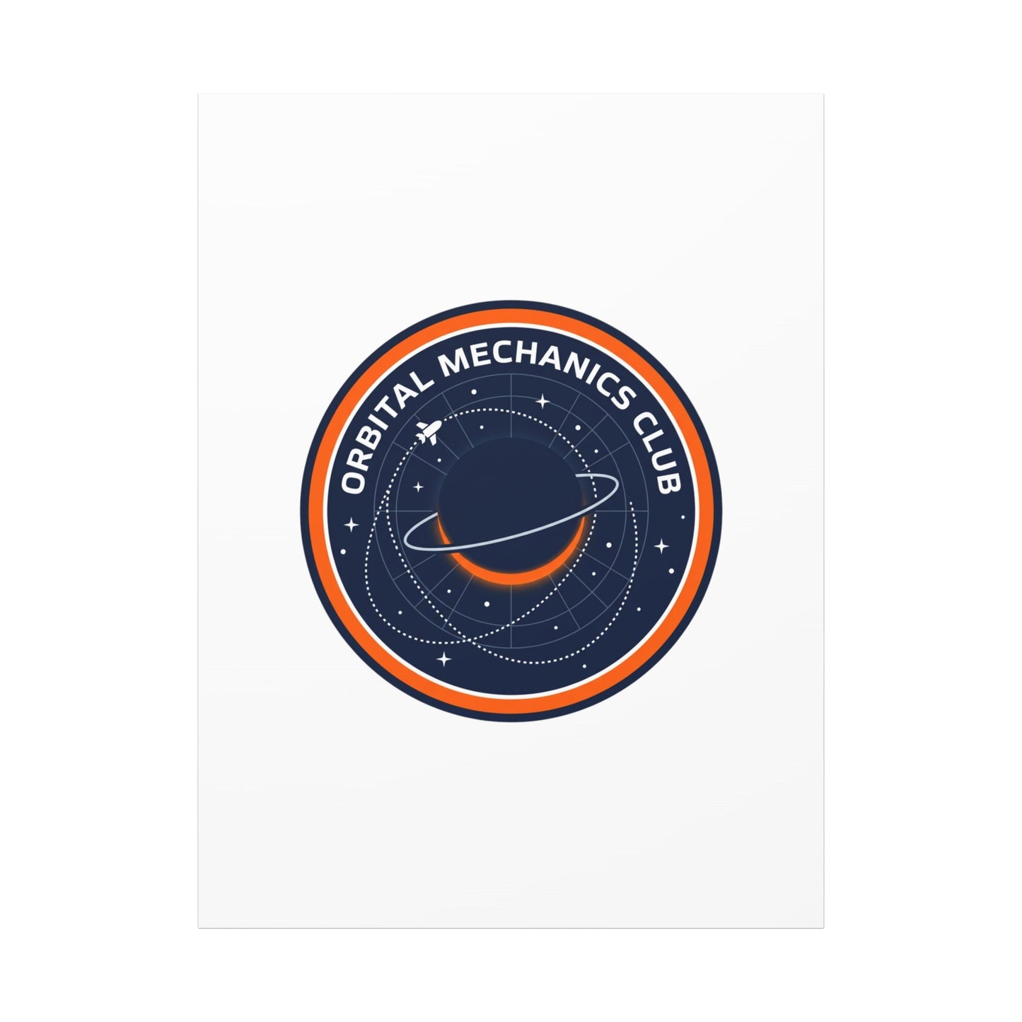 Orbital Mechanics Club Canvas | mission patch, space science