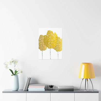 Fall Aspen Print – Unframed Wall Art