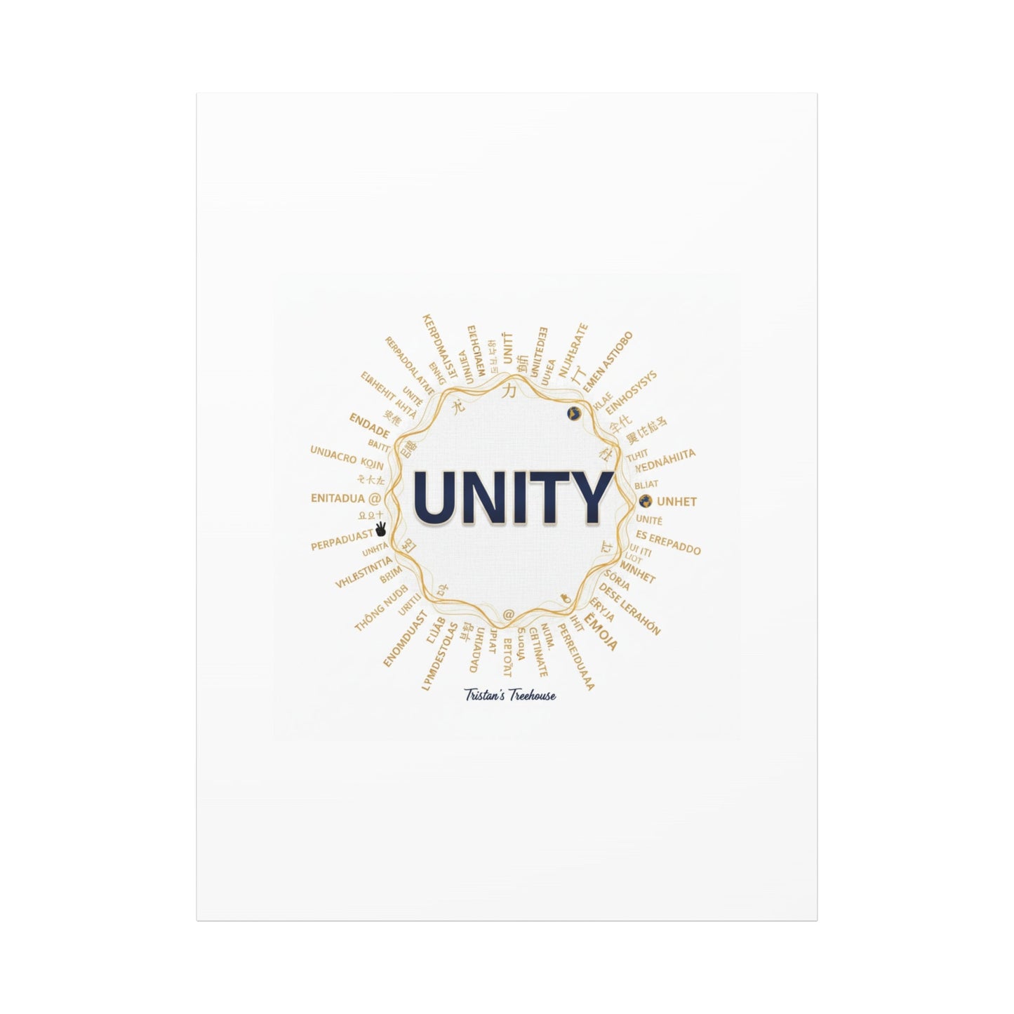 UNITY Canvas, Matte Stretched 1.25" | Dry January sober curious decor
