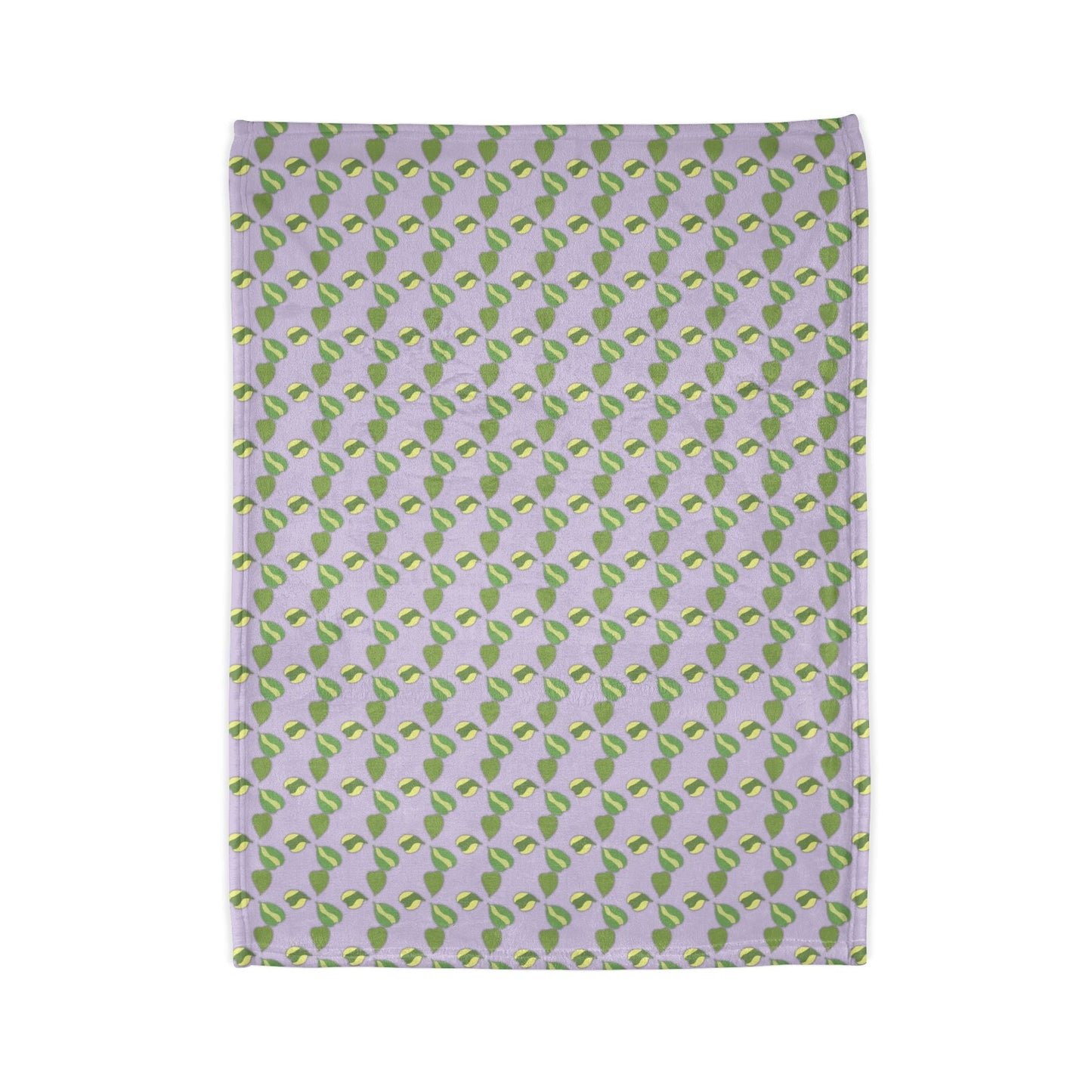 Hoya Kerrii Pattern Cozy Fleece Throw Blanket