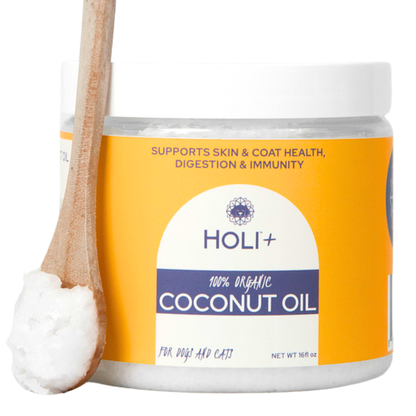 100% Organic Virgin Coconut Oil for Dogs & Cats – 16oz