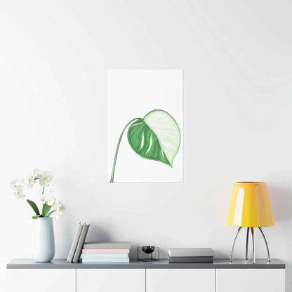 Monstera Albo Botanical Print – Unframed Wall Art