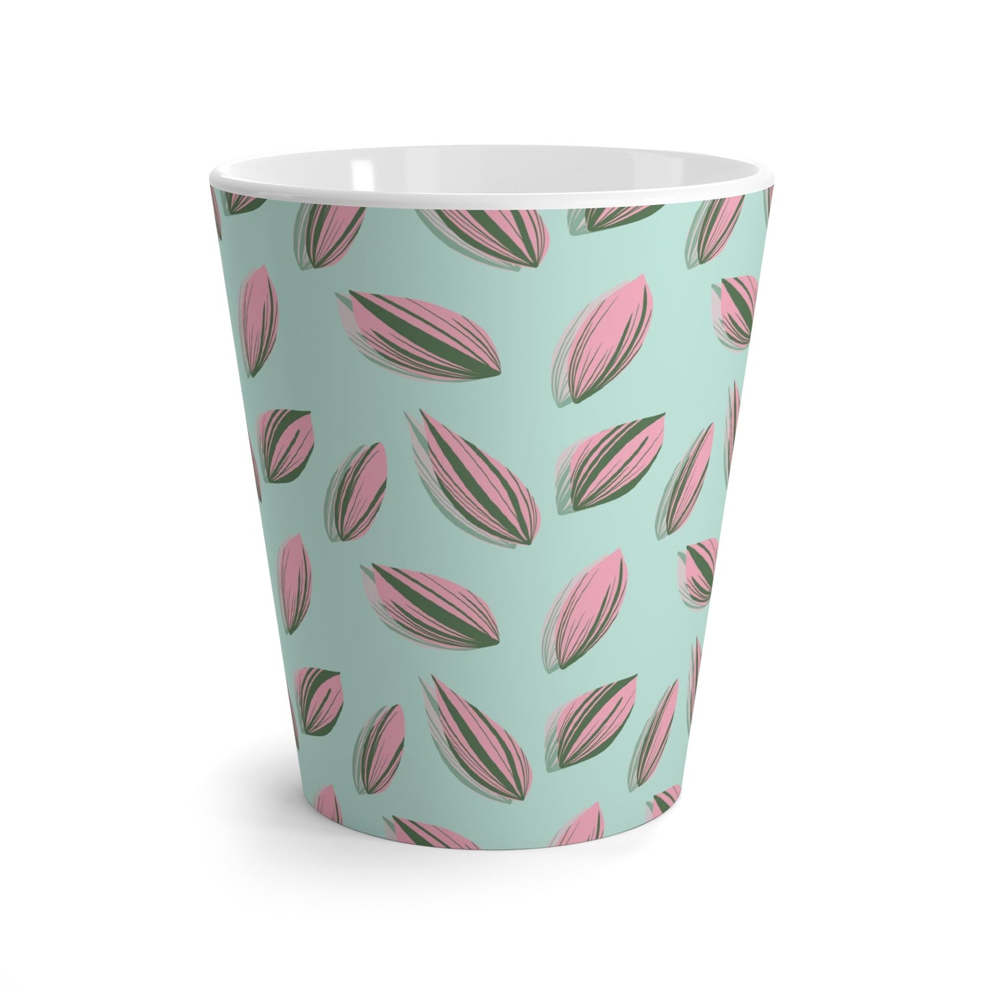 Tradescantia Nanouk Pattern Ceramic Mug 12 oz