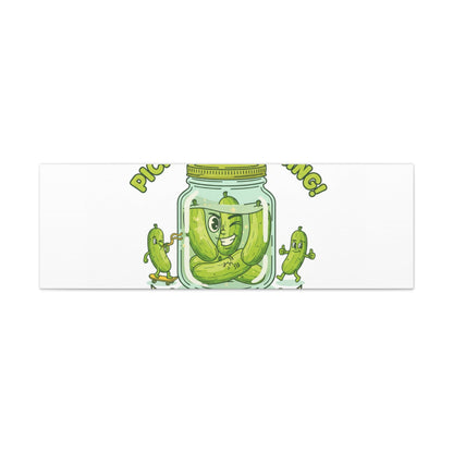 Pickle Everything! Matte Canvas | Brine Design, Pickle Lover Art