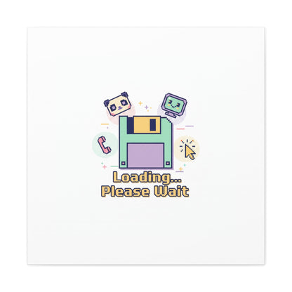 Loading Please Wait Canvas | Old Internet Aesthetic, 90s Web Nostalgia