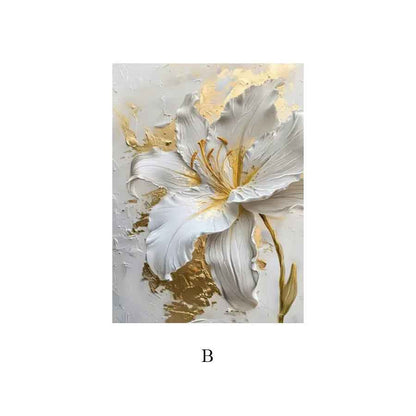 Hand-painted Floral Study Room Decorative Painting