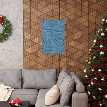 Cerulean Monstera Botanical Print – Unframed Wall Art