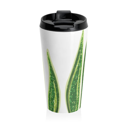 Snake Plant Pattern 15 oz Vacuum Insulated Stainless Steel Travel Tumbler