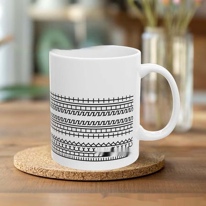 Ceramic Kitchen Hidden Information Coffee Cup