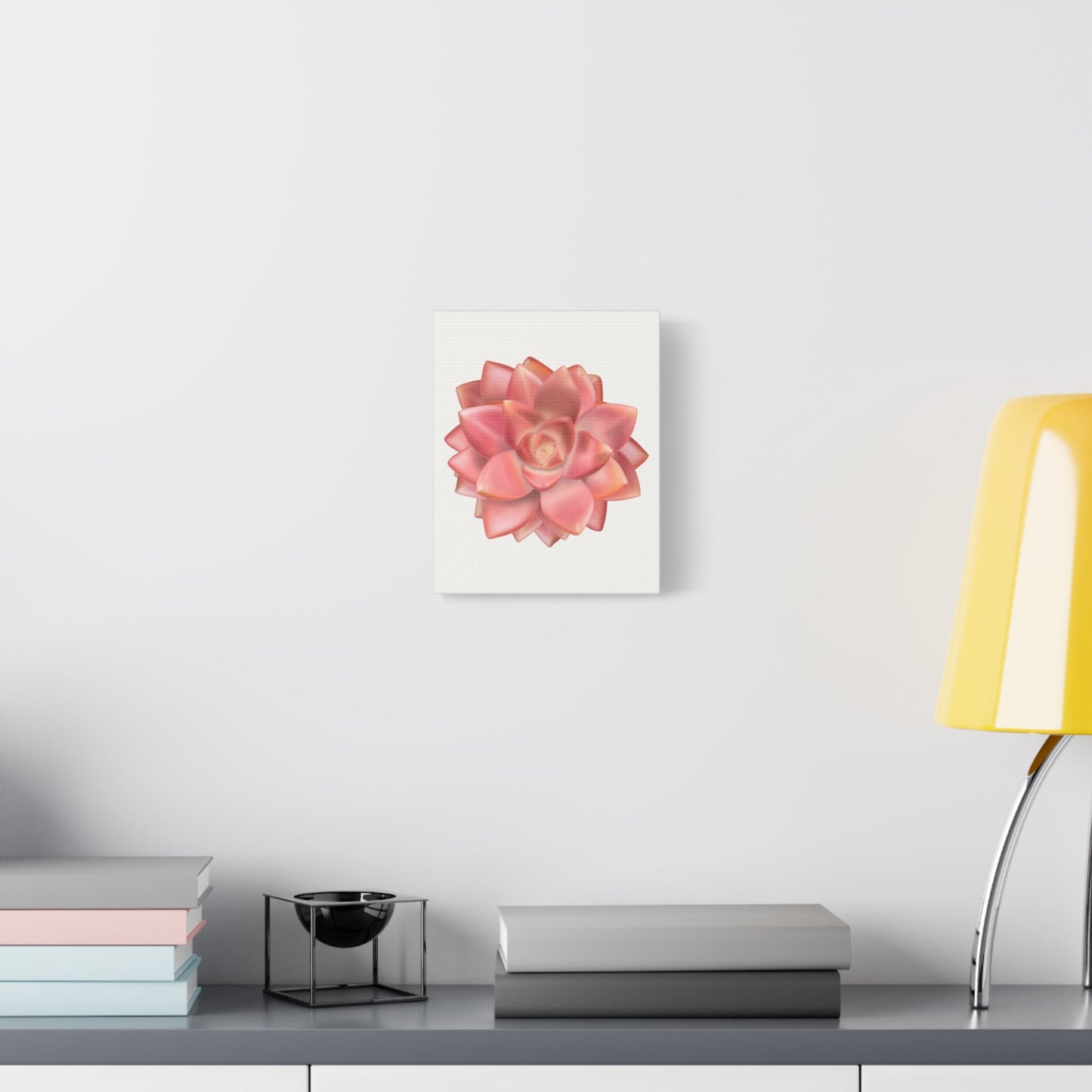 Graptosedum California Sunset Succulent Canvas Print – Botanical Wall Art