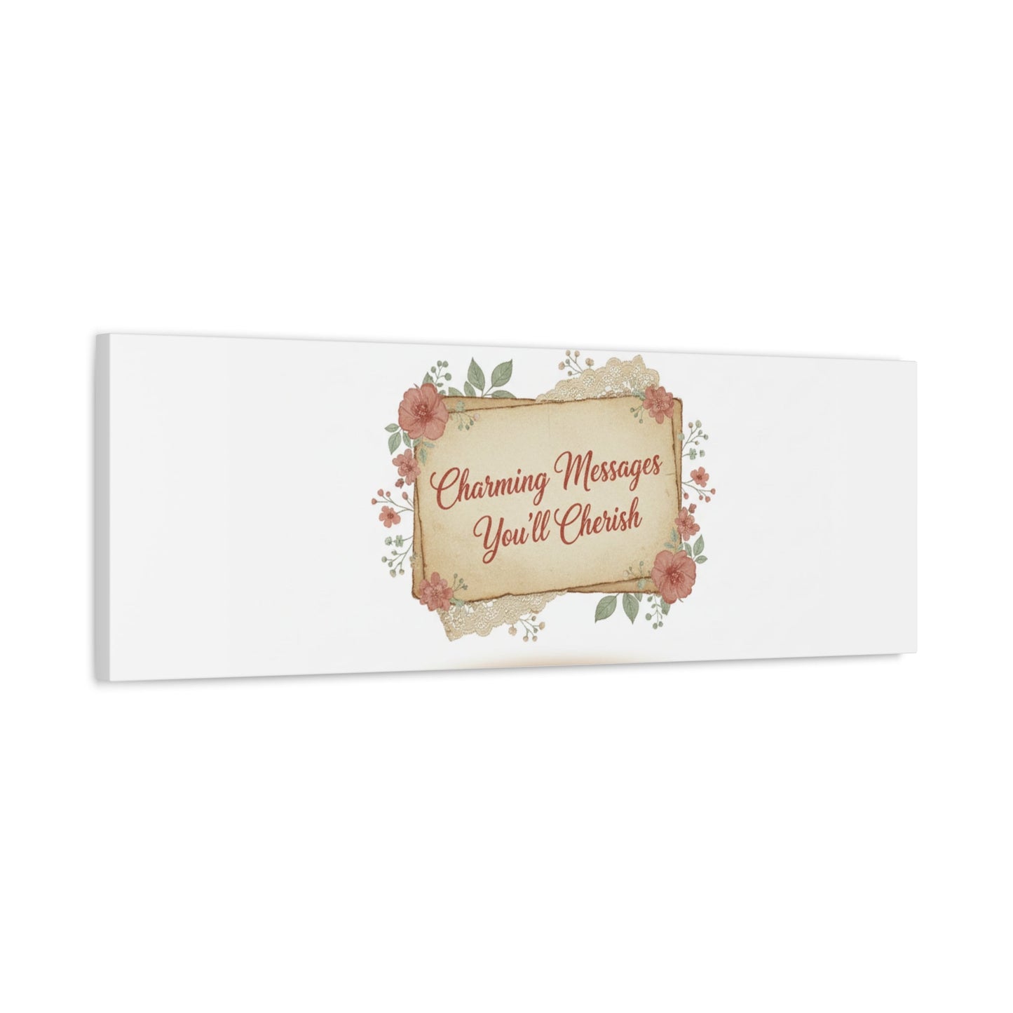 Love Letter Collage Canvas, Vintage Letter Art, Wax Seal Romance Print