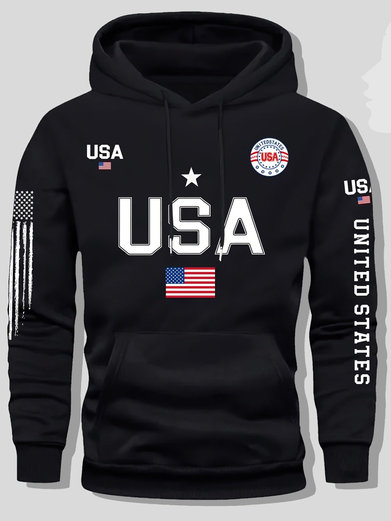 Unisex USA American Flag Hoodies