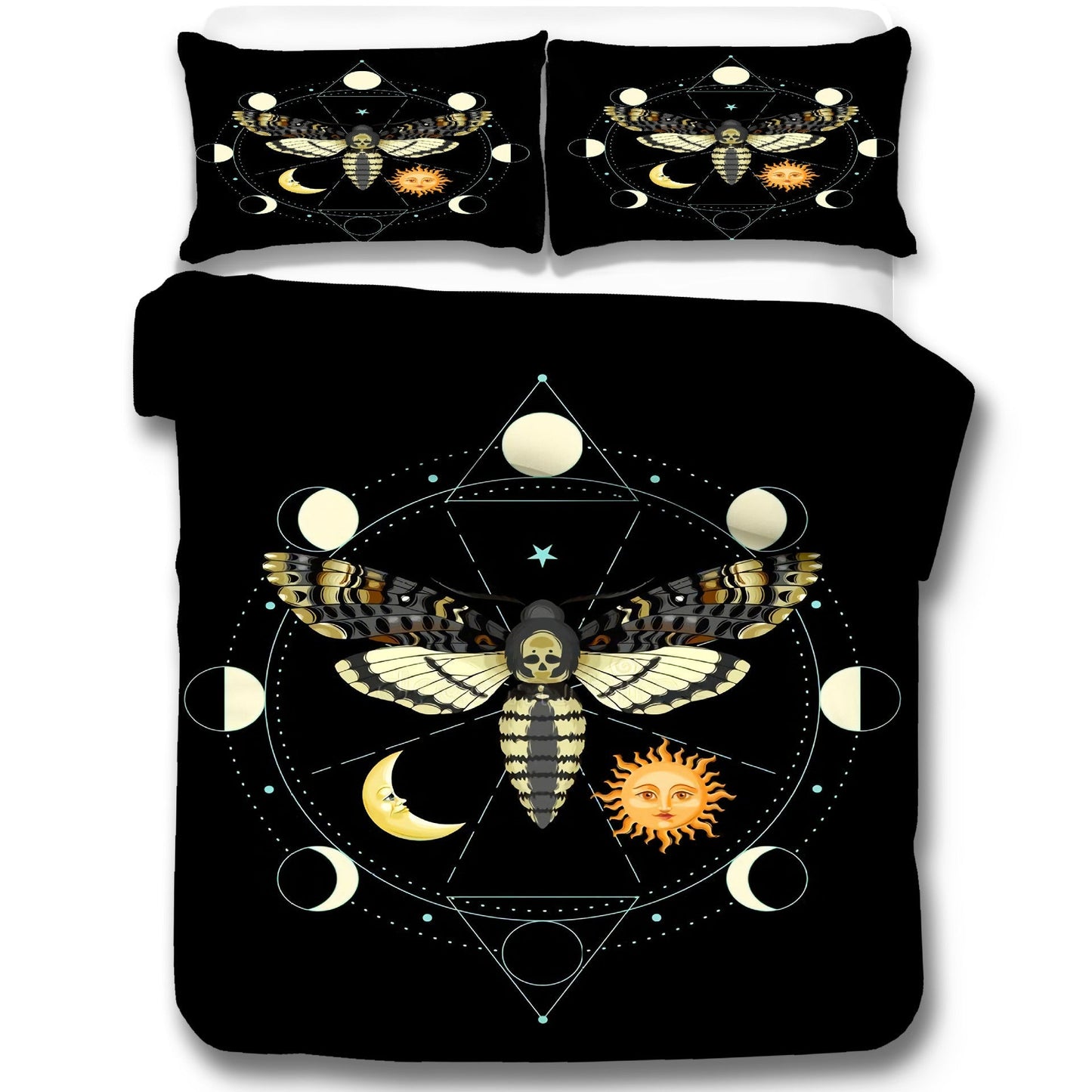 Moth Skull 3D Printing Skeleton Moth Death Skull Three-piece Set