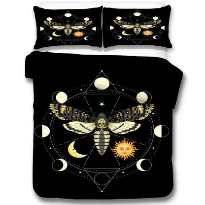 Moth Skull 3D Printing Skeleton Moth Death Skull Three-piece Set