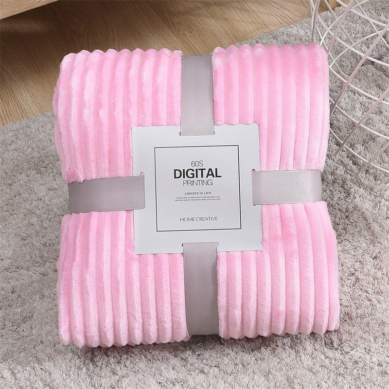 Thickened Yoga gift blanket coral velvet