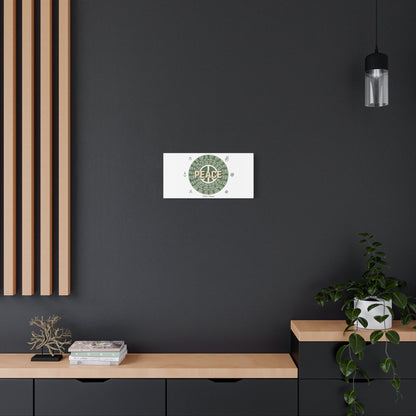 Peace doodle canvas | hand drawn sketch aesthetic, handwritten message