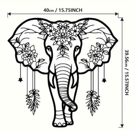 Animal Iron Outdoor Garden Decoration Home Black Silhouette Metal Iron Crafts