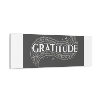 Gratitude Wall Art Matte Canvas | Tiny Treats, sweet uplifting print