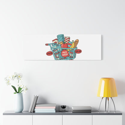 What Happened to the Dollar Menu? Canvas | Grocery Prices Meme, Price Shock Wall Art